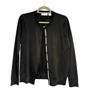 Greg Normal Cardign Black Button Closure Sz M | EUC